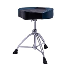 Ultra-Secure Clamp Mount Spindle Lock Extra Large Slip-Proof Feet The newly developed Breathable Cloth Top Seat uses perforated cloth to allow air to circulate through and help drummers maintain coolness