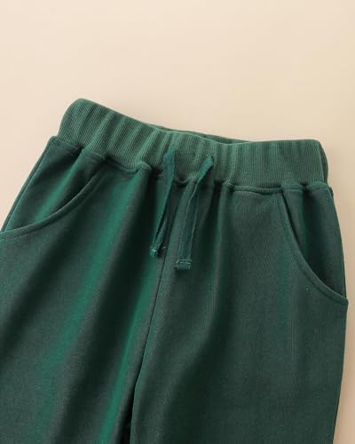 Meufam Toddler Baby Boy Drawstring Elastic Cute Sweatpants Cotton Dinosaur Active Jogger Pants with Pockets3