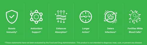 Miniatura 5 de Vitamina C liposomal pura  1200 mg de refuerzo de la salud del sistema inmunológico y colágeno, ayuda a las vitaminas antienvejecimiento de la piel,