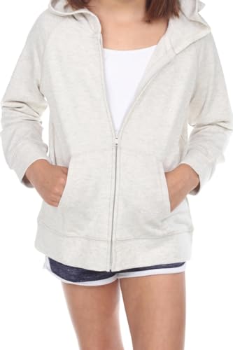Youth Girls French Terry Long Sleeve Zip Hoodie