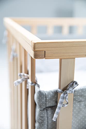 roba looprooster 'geluksbrenger', baby kruiprooster, hout natuur Jumbotwins grijs 75X100 CM Jumbotwins grijs met… - Afbeelding 7