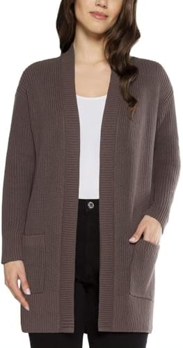 Image of Max & Mia Women's Open-Front Cardigan - Casual Sweaters for Women's with Pocket