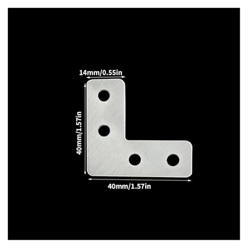 Code d'angle en forme L pour stabiliser les tables de salle à manger et chaises de cuisine