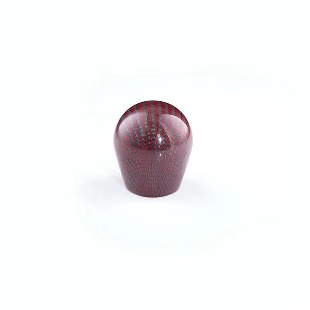 SXQPOCAR Racing Real Carbon Fiber Manual Gear Shift Knob for Subaru BRZ for WRX for STI Gear Ball Head Shift Lever Head(C)