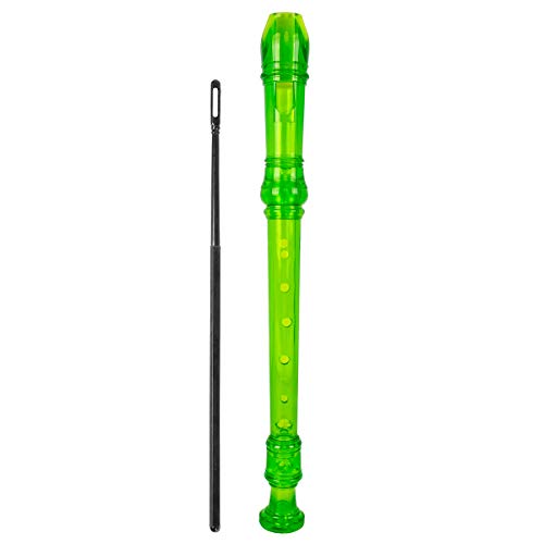 Horse Soprano Recorder Flute German Style 8 Hole ABS Key of C for Kids with Cleaning Rod Bag Music Instruments