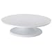 Ateco 610 Revolving Cake Decorating Stand, Plastic Turntable and Base with Non-Slip Pad, 12-Inch Round, White