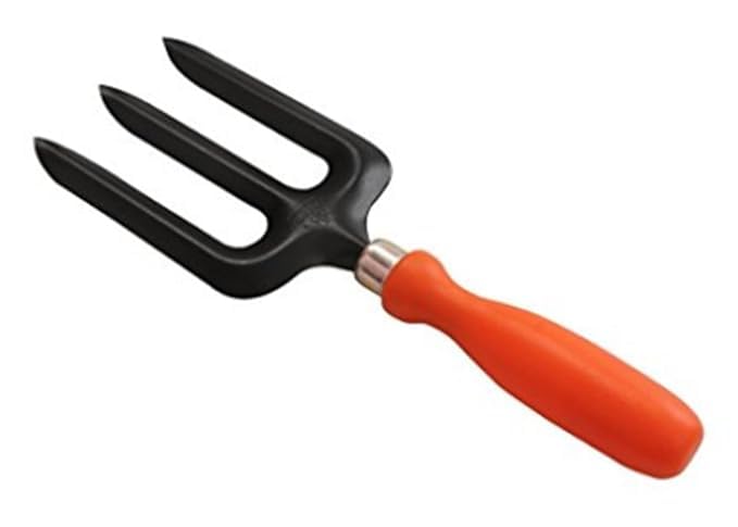 Leafypets Fork Durable Garden Fork Tools Garden Tools for Soil Digging & Planting use for Gardening & Kitchen Garden Tools Rust Resistant Hand Fork Pack of 1 - Image 2 thumbnail