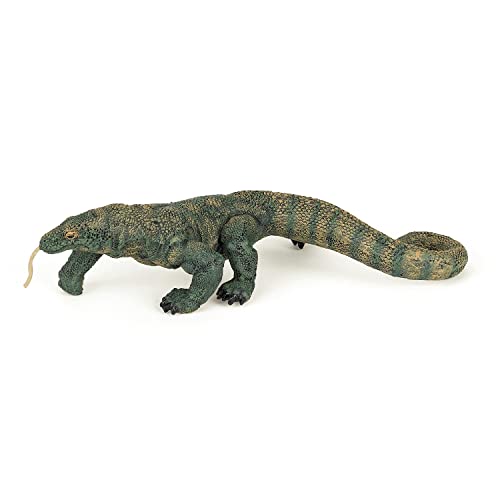 Papo -hand-painted - figurine -Wild animal kingdom - Komodo Dragon -50103 -Collectible - For Children - Suitable for Boys and Girls- From 3 years old
