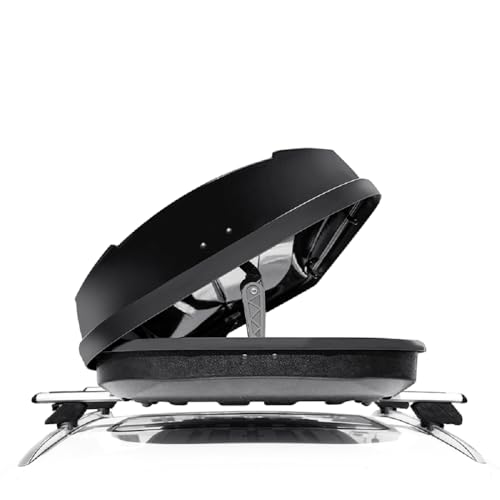 Car Roof Box2026 New Design 700 Litters Universal Car Roof Box Accessories Cargo Luggage Roof Big Storage Travel Box Capacity, Universal Mount, Black...