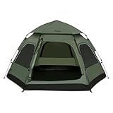 Top 38 Best Pop Up Tents Review of 2021 19 Jeep Compass 4-Person Pop Up Instant Tent by Delta Children with Carry Bag, Stakes and Guy Lines – Waterproof - UPF 50+Protection, Olive Green