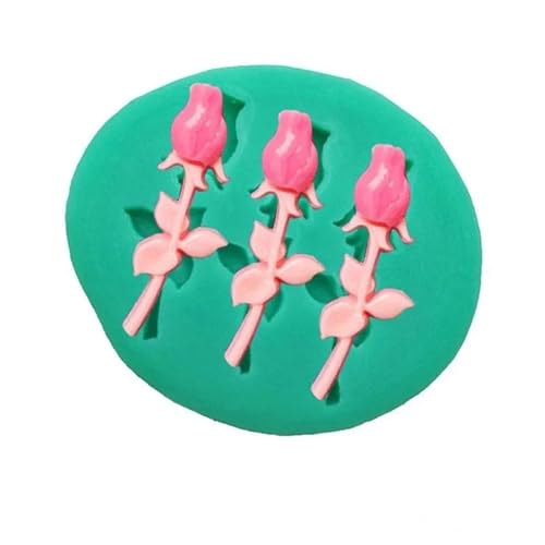 Molde de silicona mini flores para chocolate repostería y azúcar 5