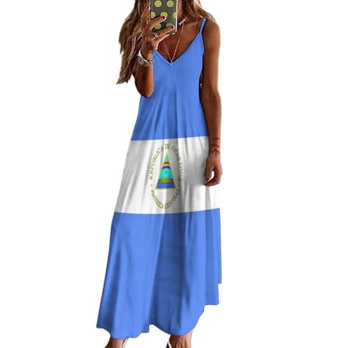 Robe d'été col V sans manches et robe de plage bohème décontractée - 6