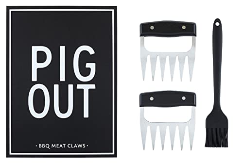 Set de Garras para Carne y Brocha para Asado, 3 Piezas miniatura 1
