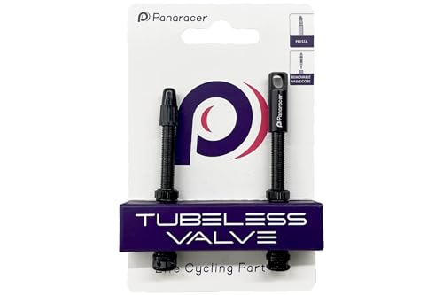 パナレーサー(Panaracer) 用品 チューブレスバルブ 仏式44mm チューブレスリム用 TLV-44-B ブラック