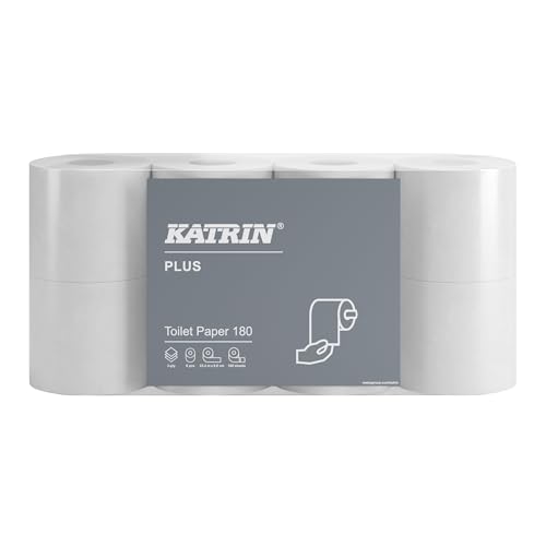 Papel higiénico Katrin Plus 3 capas confort familiar en pack de 56 rollos