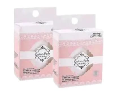 Cotton Pads Facial Eye Makeup Remover Pads Natural Premium Square Cotton Puff Double-Side Save Water Soft Gentle Makeup Tool Cotton Makeup Remover Pad for home travel camping (3 pcs)-image-4
