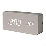 [Fonctionnement convivial] : les commandes simples permettent de basculer entre les jours ouvrables et les week-ends sans effort, vous permettant de régler les alarmes, la luminosité et les fonctions de veilleuse sans étapes compliquées, convient à tous les âges.