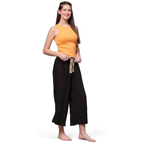 Image of B STORIES Women's Pyjama Pants - Relaxed Fit Nightwear Bottoms | Soft Pyjamas with Pockets | Breathable & Comfortable Sleepwear for Women (S-2XL)