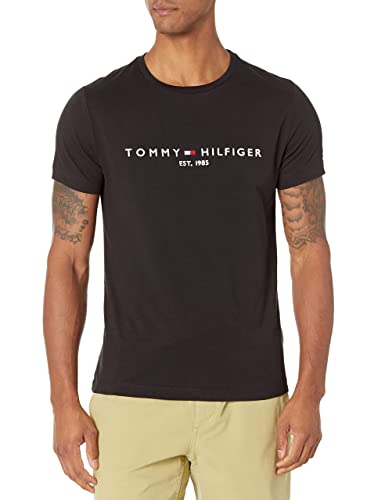 Tommy Hilfiger t-shirt logo manche courte homme noir X-Large