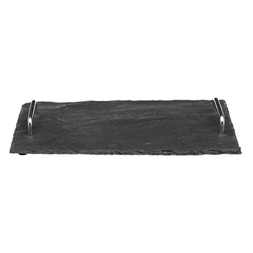 Plateau ardoise 32x22cm Secret de Gourmet pour éviter les rayures table