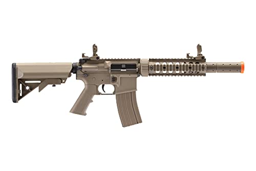 Lancer Tactical Gen 2 M4 Sd Electric Airsoft Aeg Rifle Full/Semi Auto -Available In Metal & Polymer-Nylon Polymer/Brown #TOP1