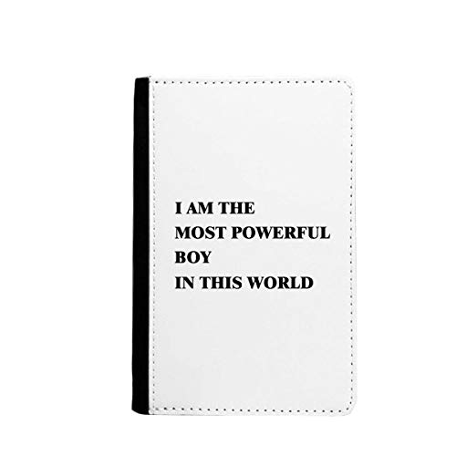 Étui portefeuille de voyage et porte-passeport I am The Powerful Boy pour vos vacances