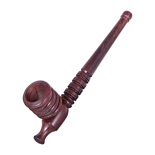 Image of ROYAL SWAG Classic Smoking Pipe Wooden | Vintage Tobacco Pipe Smoking Pipe (6 Inch) With Removable Pipe Give It The Unique Touch Of Smoke Durable Hard Wood Material Handmade Retro Sailor Pipe