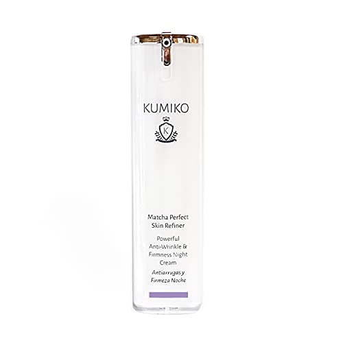 KUMIKO Anti-Aging Night Cream - Moisturizing Night Cream with Matcha Tea Extract, Retinol, Hyaluronic Acid - Powerful Anti-Wrinkle and Firmness Effect - Clean Beauty