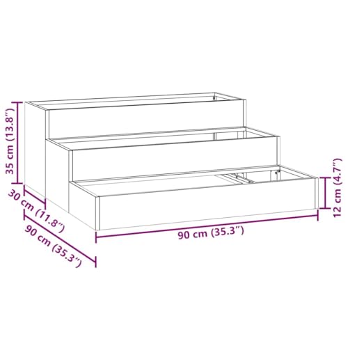Cache-Pot de Jardin Rouillé pour Sublimer Votre Terrasse Moderne - 4