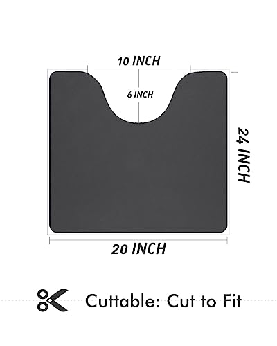 Cocoer Bath Mat-Bathroom Mat Bathroom Rug Absorbent Stain Resistant -Rubber Backed Thin Bath Mats For Bathroom Non Slip Quick Dry-Bathmat Bath Rug Contour Toilet Rug Toilet Mat For Bathroom U Shaped #TOP5