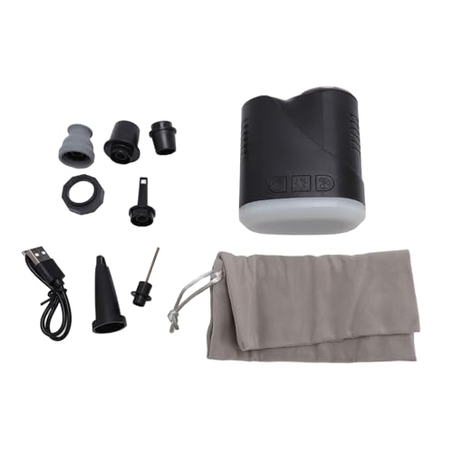 Kuuleyn Portable Air Compressor Automatic Ball Pump Electric Ball Pump Inflation and Deflation Cordless Portable Automatic Ball Inflator for Balls Air Cushions