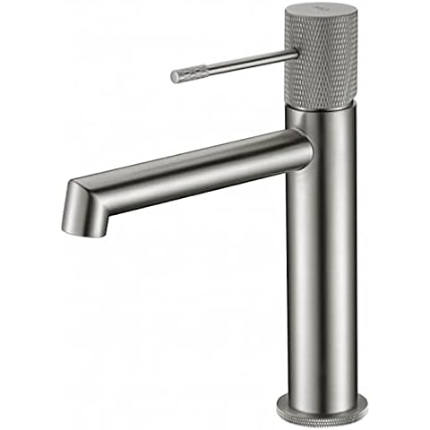 Grifo monomando de lavabo MICE COLLECTION LINE Níquel Cepillado Cover