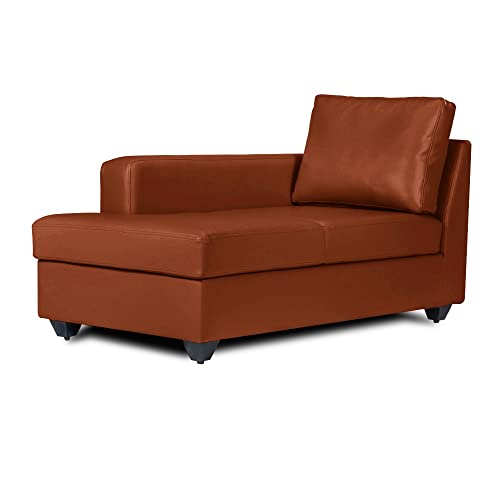 Image of Wakefit Sofa Set | 3 Year Warranty | Sofa 3 Seater, 3 Seater Sofa for Living Room, Wooden Sofa Set, 3 Seater + Left Aligned, Sofa for Living Room - Napper(Romance : Tan)