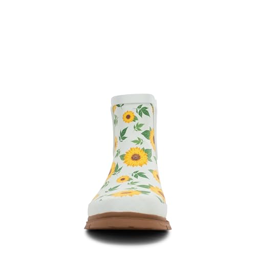 Image of Western Chief Women's Waterproof Pull-On Chelsea Rain Boot with Fun Prints | Ladies slip-on ankle boots with rubber sole, cushioned EVA insole, built for wet days and styled for any occasion