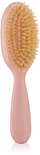 Creative Hair Tools Classic Baby/Toddler Gentle Boar Bristle Hair Brush, Pink