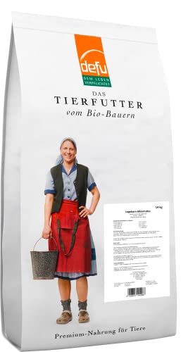 defu Geflügelfutter | 1 x 14 kg | Bio Legekorn Alleinfuttermittel | Trockenfutter für Legehennen, Gänse und Enten