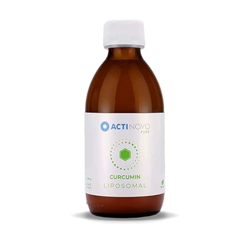 Curcumin | 25 Tagesdosen à 200 mg Curcuminoiden | Vegan | 250 ml | Hochdosiert & laborgeprüft | Kurkuma | Wirksamer als Kapseln & Pulver | Liposomal | Glutenfrei| Made in Germany Cover