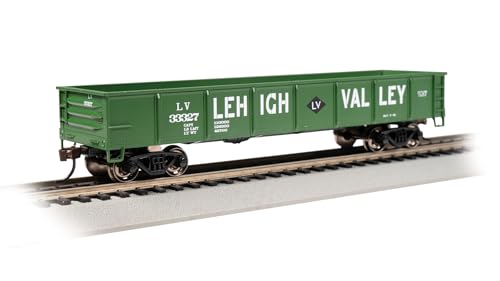Bachmann Trains - 40’ Gondola - Lehigh Valley #33327 - Green - HO Scale