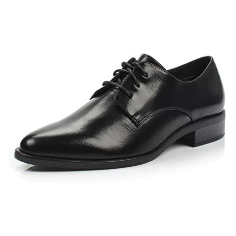 Bonita Women's Comfortable Brogue Low Heels Casual Oxford Daily Shoe,Bonita Black,11 M US Cover