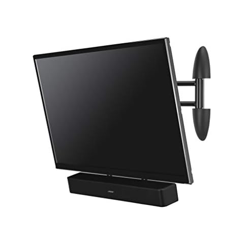 SoundXtra Cantilever TV Mount for Bose Solo 5, Black Cover