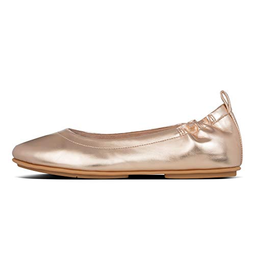 FitFlop Women's Allegro Metallic Ballerinas Ballet Flat - Image 3
