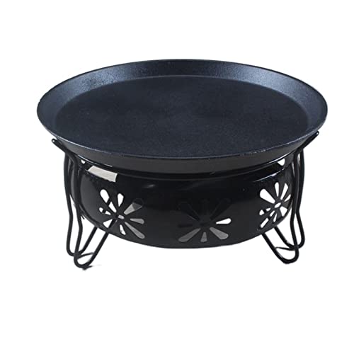 PNAJFUEL Table de Barbecue Barbecue Réchaud Portable Pour La Maison Poêle En Fer Pour L'Extérieur Teppanyaki