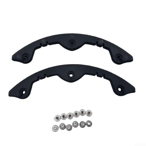 2 Stück Snowboard Curved Nasenschutz für Kantenschutz gegen Abrieb auf Snowboard Deck Ski Skateboard Longboard Oberflächen (S)