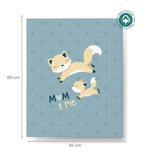 Image of Tidy Sleep Baby Changing Mat - Waterproof, Foldable, Padded Diaper Changing Sheets for Newborns & Infants - Mom&Me (65 cm x 45 cm)