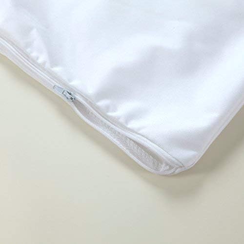 CALM NITE Pillow Protector 2 Pack - Extra Soft Knit - Waterproof Zippered Case (Standard 2 Pack)