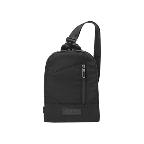 Moby Transit Cross-Body Bag - Sling Bag for Women and Men - Adjustable Straps to Custom-Fit - Black Cover