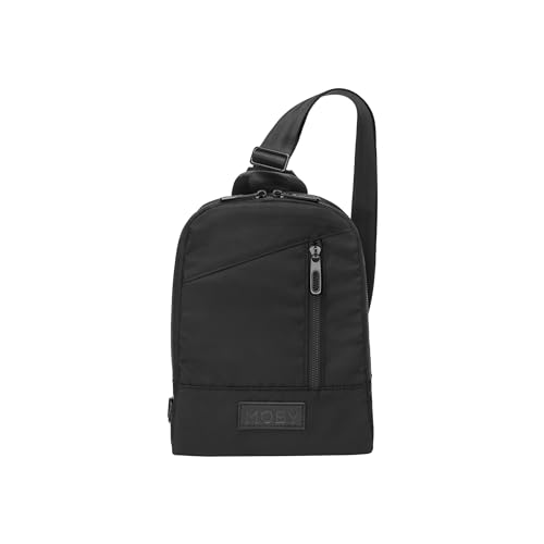 Moby Transit Cross-Body Bag - Sling Bag for Women and Men - Adjustable Straps to Custom-Fit - Black