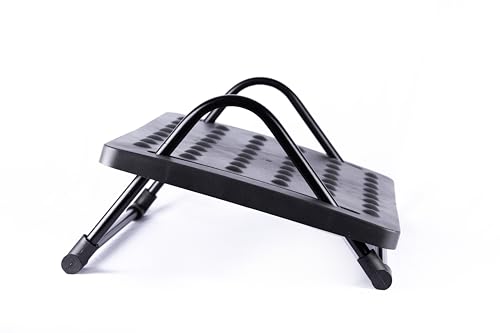 Apoio Ergonômico Para Pés Massageador Regulável Preto Confortec