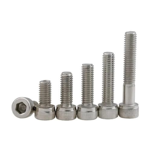 20x M10 x 55mm Hex Socket Cap Screw Bolt, A2-70 Stainless Steel, Cap Head Bolt, Metric Allen Key Drive, Corrosion-Resistant, Precision Engineered for Industrial and DIY Use