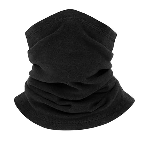 Winddicht Warm Fleece Nackenwärmer Ski Schal Atmungsaktiv, Winter Loop Schal Schlauchschal, Multifunktionstuch Herren & Damen, Halstuch Für Skifahren, Joggen, Radfahren,...